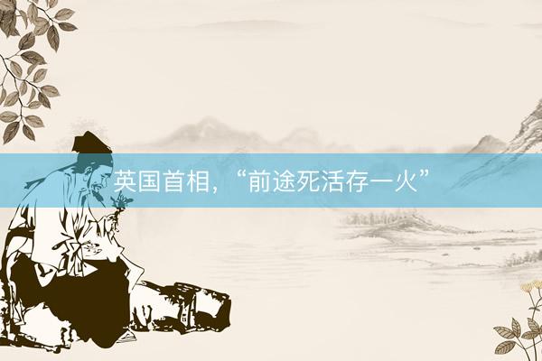 英国首相，“前途死活存一火”